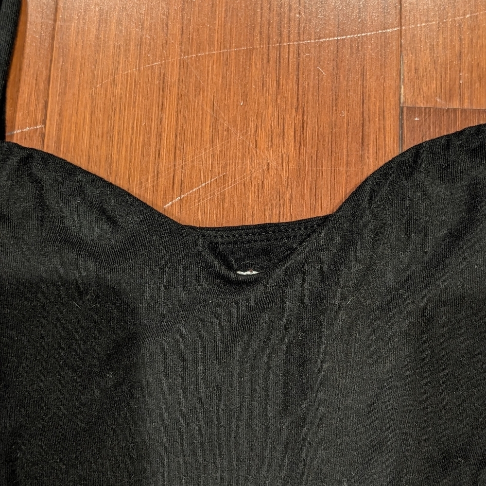 Oh Polly Jolie Sweetheart Split Mini Dress - Black, Size US 8 LBD - Picture 10 of 12